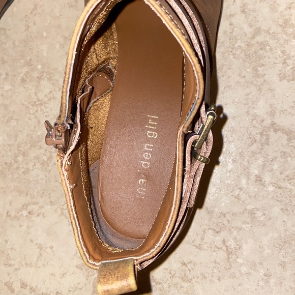 Madden Girl Brown Booties - Picture 9 of 11